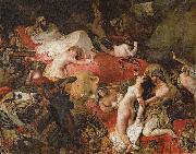 Eugene Delacroix Death of Sardanapalus oil painting artist